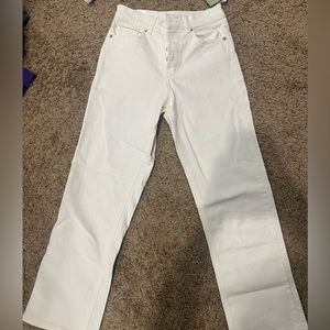 White H&M jeans